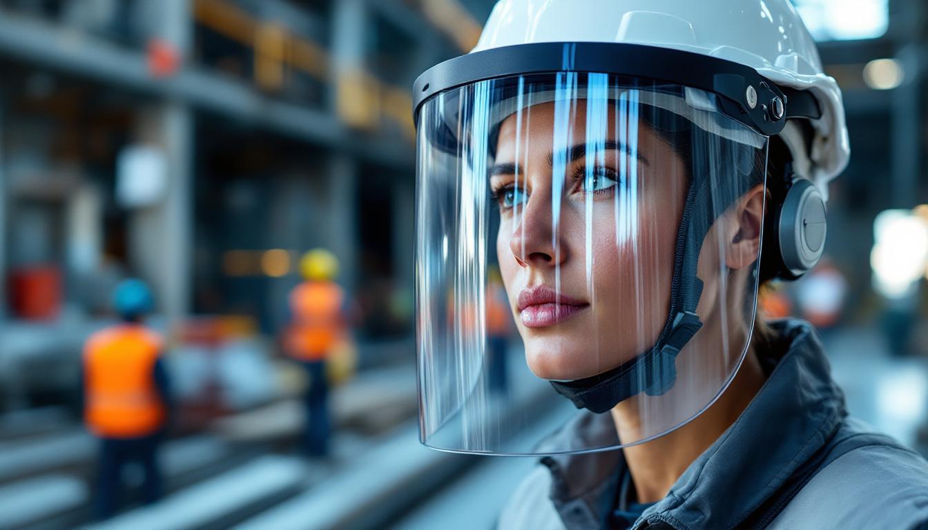 Careta Facial para Casco